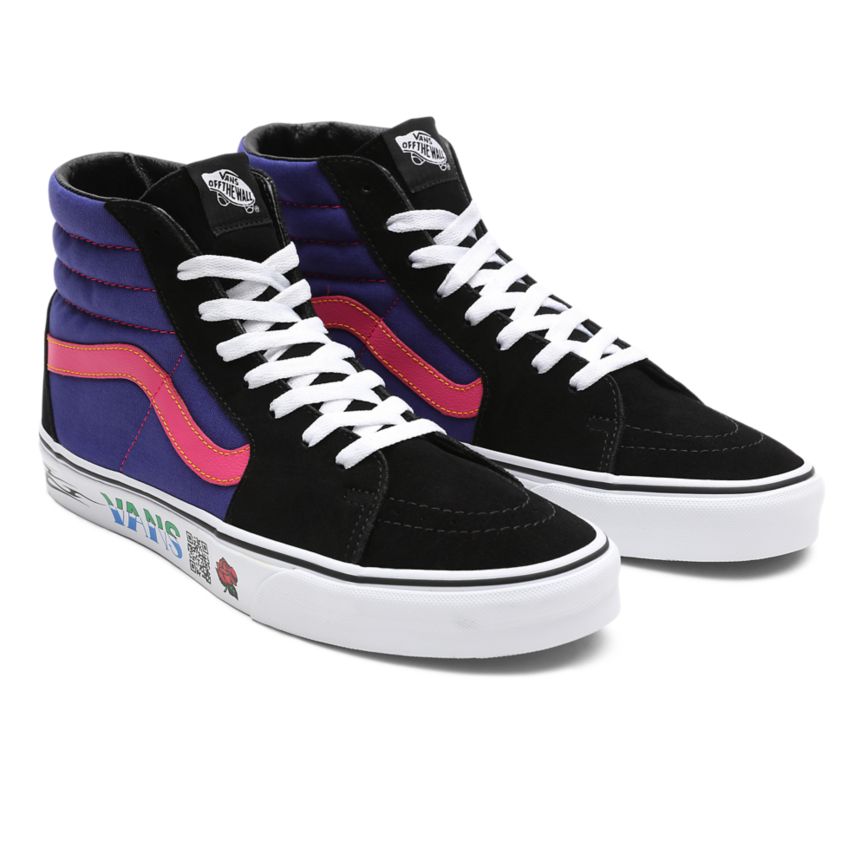 Vans Disruptive SK8-Hi Dam Svarta/Blå - Vans Höga Skor SE (CHRUS4580)